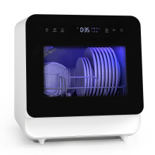 5L Tabletop Dishwasher 7 Program Dish Cleaner UK