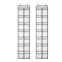 2-Teiliger Türhänger für Schuhe, Große, Tiefe Taschen, Ideal zum Organisieren Von Turnschuhen und Stiefeln