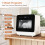 ELECWISH 5L Tabletop Dishwasher 7 Program Dish Cleaner UK 2