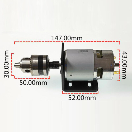 Motor with Drilling Machine Tool Micro Drill Bit Supplies for Wood Car 1