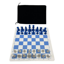 Foldable Chess Game Lightweight Travel Chess Board for Travel Outdoor