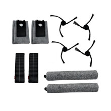 10 Stück Ersatzteile für Uwant U300 / U300 Max Staubsauger: Walzenmopp, Seitenbürste, HEPA-Filter, Staubbeutel