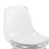Low Rolling Stool and Backrest Swivel Stool for Cleaning Salon Push Up 3