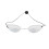 Eye Protection Goggles Absorbting Full Shading Adjustable Eyepatch Whi 1