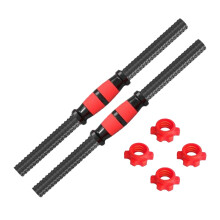 2Pcs Dumbbell Rod Stainless Steel Barbell Bar for Exercise Gym Weightl