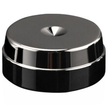 Högtalarfötter i Rostfritt Stål, Halkfri Gummibas, Dämpning för Överlägsen Ljudkvalitet 50 mm X 20 mm