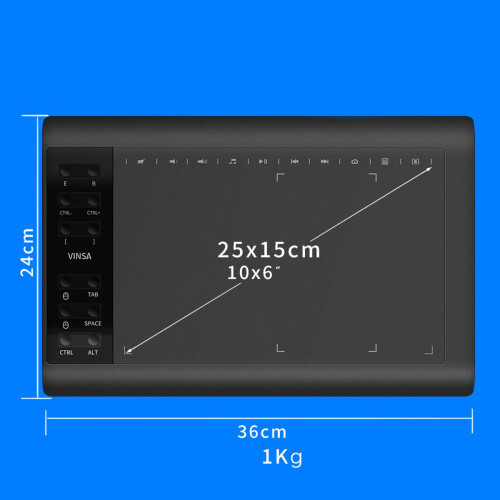 Office Art Design Digital Graphics Drawing Tablet Board Pad Stylus Cho 1