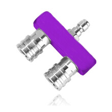 Pressure Washer Nozzle Tip 2-in-1 Dual Nozzle 1/4 Inch Quick Connector, Dual Nozzle, Stainless Steel, for Garden, Car B