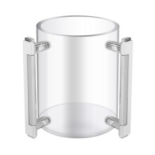 Hand Washing Cup Acrylic Round Washing Cup Hand Wash Cup with Two Metal Handles for Jewish Prayer Wash Cup Gift