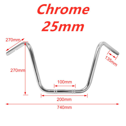 Ape Hanger Handle Bar Modified Handlebars for Harley Street Motorcycle 1