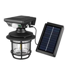 Solar Wall Lanterns Outdoor Waterproof Motion Sensor Wall Lights Fence Light with 3Modes Exterior Wall Light JD-1578A