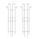 2lots Metal Vertical Garden Frames For Plant Easyly Assembly 1