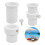 2 Pcs Pool Umbrella Pole Stabilizer Insert Sleeve Adapter, Fit 1.5" - 1.35" Umbrella Pole, for Patio Deck Shelf 7
