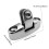 Deck Hinge Mount Boat Hardware Set 180 Rotatable Sturdy Quick Release 2