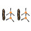 2 set Filter-Side Brush Replacement for  Deebot N79 N79S Conga Excellence 990 Vacuum Cleaner 1