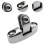 Deck Hinge Mount Boat Hardware Set 180 Rotatable Sturdy Quick Release 3