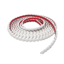 Modanatura Autoadesiva Flessibile In PVC da 16,4 Piedi, Modanatura Autoadesiva per Pareti, Striscia Decorativa con Perline Bianche