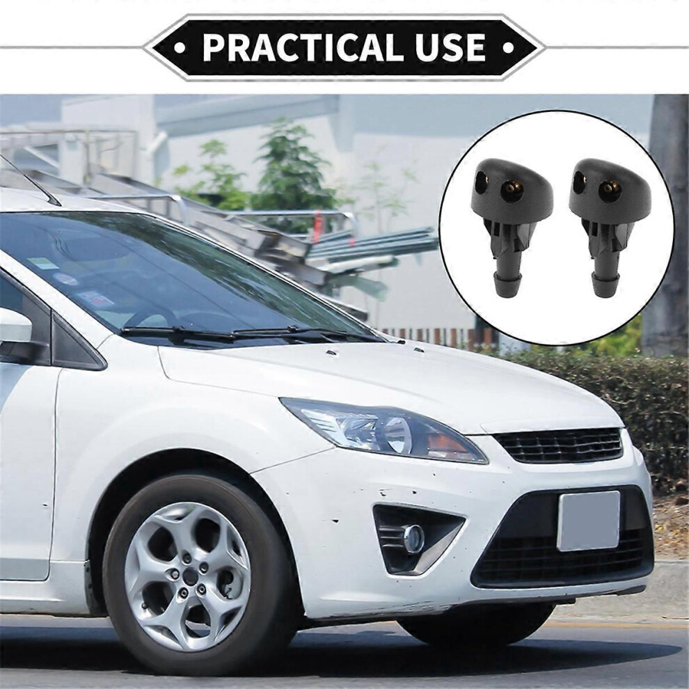 2Pcs High Quality Front Windshield Wiper Washer Nozzle Injector Jet Spray 7700413545 For Renault Cli 3690602989529