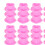 200Pcs Heart Shaped Ink Cups Disposable Container Pigment Caps for Per 3
