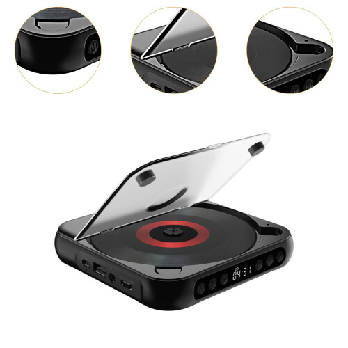 Portable CD Player Compact Audio Music Player for Home Car Language Le 2