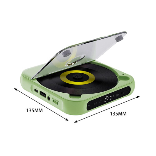 Home CD Player Compact Audio Music Player for Friends Language Learner 1