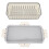Refrigerator Fresh Food Storage Containers PET Multifunctional with Drainer Fridge Airtight Crisper for Kitchen Dining 2