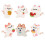 Adorable Rabbit Sew Release Embroidered Patches 6Pcs Fabric 1