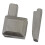 Metal Zipper Latch Slider Retainer Insertion Pin  Gray 3