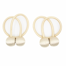 Magnetische Vorhanghalter Gold 2er-Pack
