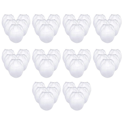 50pcs 5 Gallon Paint Filter Bags White Regular Fine Mesh/Flex Top Bag Filter for Paint Sprayers