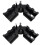 2pcs Black 2-in-1 Function Bevel Cutting Frame with Scale for Precision Cutting 1