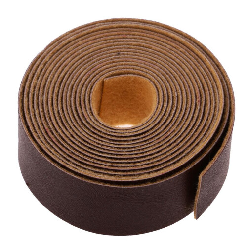 10 Meters DIY PU Leather Crafts Straps Strips 2cm Deep Coffee 1