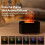 USB  Aroma Diffuser Essential Oil Diffuser Simulation Flame Essential Oil Aromatherapy Desktop Air Humidifier White 3