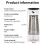 Stainless Portable Electric Coffee Grinder Ceramic Grinding Coffee Beans Grinder USB Rechargeable Kitchen Smash Machine 10