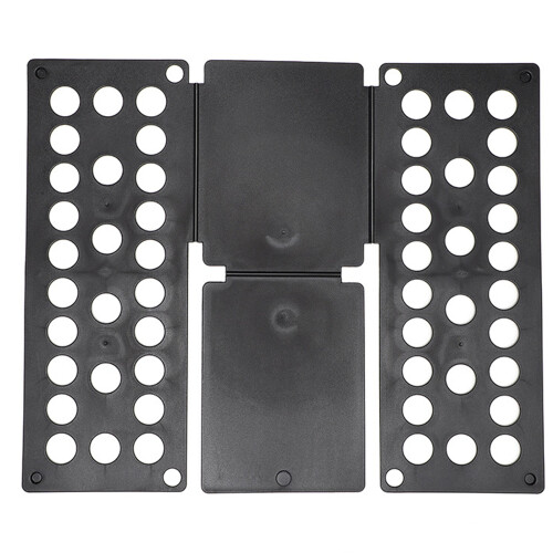 Clothes Folding Board Adjustable Laundry Folding Aid-Black