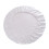 Color  Cotton Round Bed Fitted Sheet Bed Cover White 2