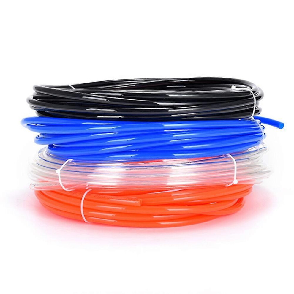 4Pcs Meter Pu Gas Air Hose Tubing Compressor Parent Blue Red Black Polyurethane 6.5Mm Pneumatic 3496316314479
