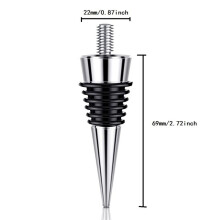 6 StüCk Flaschenverschluss Aus Metall, Leer, Zinklegierung, Weinflaschenverschluss-Set, Wiederverwendbar, Weinretter, Korken, Flaschenverschluss-Set