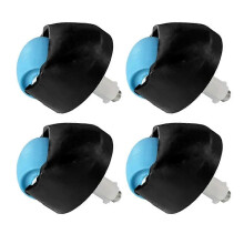 Lot de 4 roues universelles pour balayeuse Cecotec Conga 3090, 3091 et 3092 : accessoires, roue de guidage et roue auxiliaire.