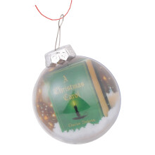 Classical Christmas Song Themed Miniature Book Ornament-Green