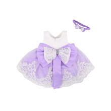 (12-18 Months, Purple) Vauvan tyttöjen mekko tutu-tyylinen mekko.