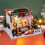 PC2319  Casa de Muñecas de Madera con Dulces. Kit de Casa de Muñecas en Miniatura. 1