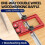 Wheel Woodworking Baffle Cutting Machine Table Saw Inverted Roller Worktable Chute Positioning Fixing Tool 1