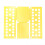 Multifunctional Garment Organizing Board Adjustable-Yellow 1