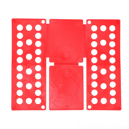 Multifunctional Garment Organizing Board Adjustable Laundry-Red