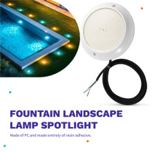 RGB LED Pool Light 12W,85-265V, APP Control,DC12VOutdoor Underwater Light,Fountain Landscape Lamp Spotlight