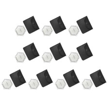 10PCS Wet Film Comb 25-3000um Thickness Gauge High Accuracy Stainless Steel with Storage Case