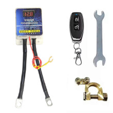 Interruttore di disconnessione batteria auto 12V con telecomando, relè e display, interruttore di disconnessione batteria, isolatore.