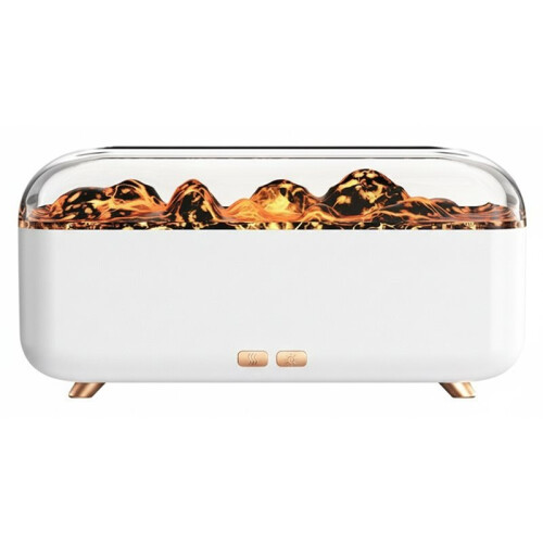 300ml  Volcanic Lava Essential Oil Aroma Diffuser Machine Small Household USB Fragrance Diffuser Flame Humidifier B
