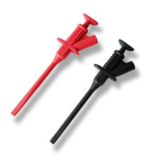 2 stuks isolatie-doorpriksonde voor autoreparatie, multimeter testclip, gereedschap met veerbelaste aansluitdraden.